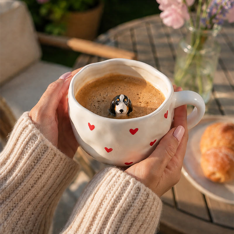 Tasse mit Figur