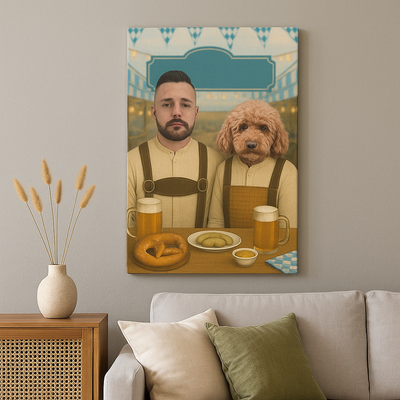 Kostümportrait mit Besitzer