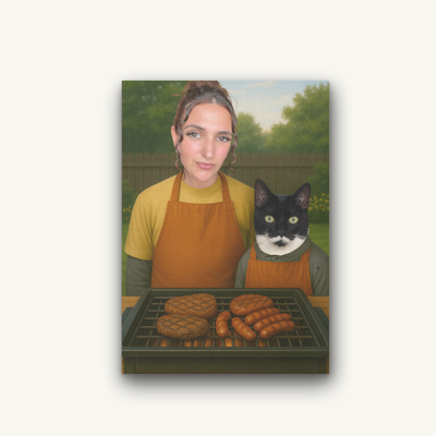 Kostümportrait mit Besitzer