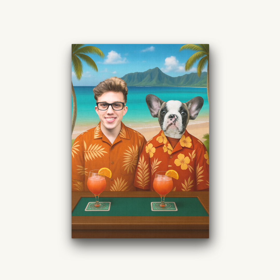 Kostümportrait mit Besitzer