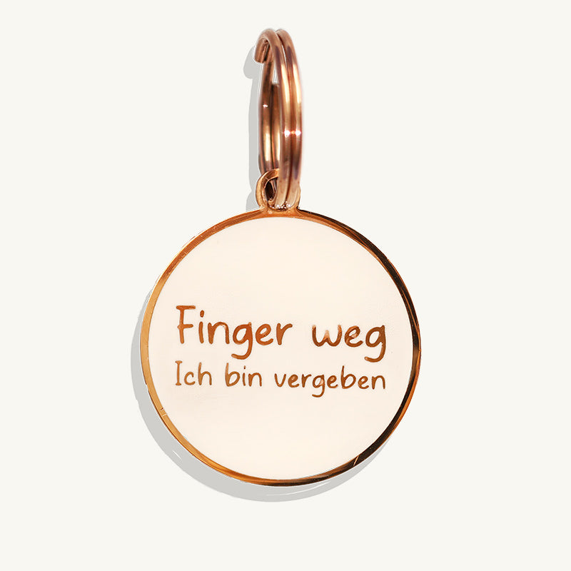 Dog Tag - "Hands Off"