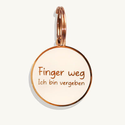 Dog Tag - "Hands Off"