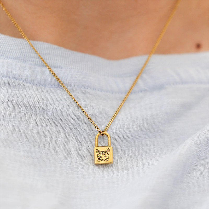 Padlock Necklace
