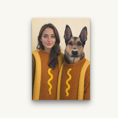 Kostümportrait mit Besitzer