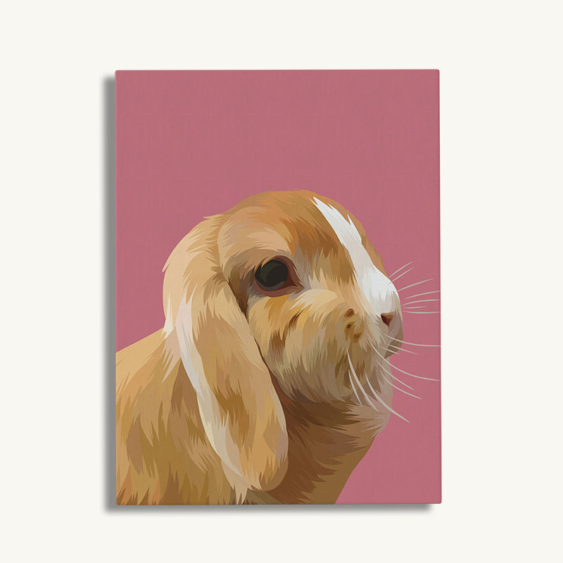 Portrait auf Leinwand